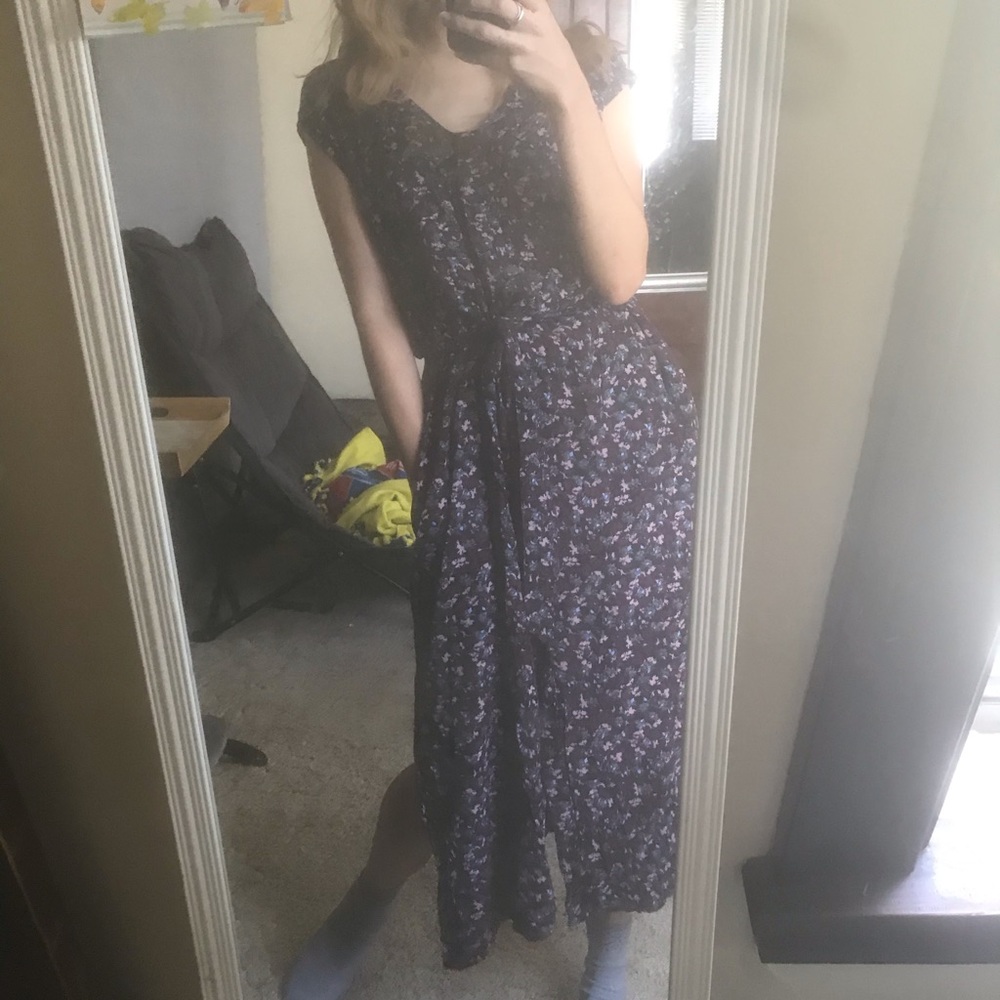 floral dress with pockets